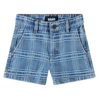 Molo Washed Check Alvira Shorts