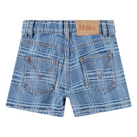 Molo Washed Check Alvira Shorts