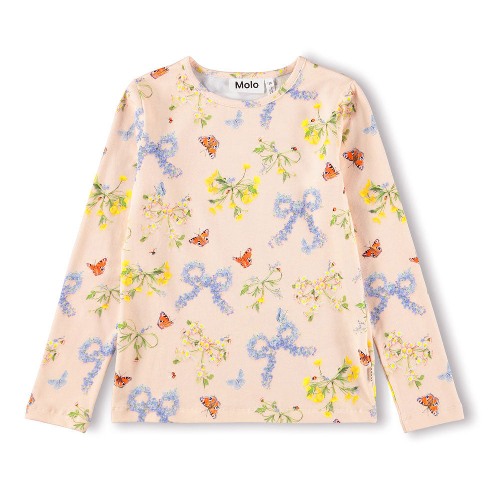 Molo Flowerbows Rose T-Shirt