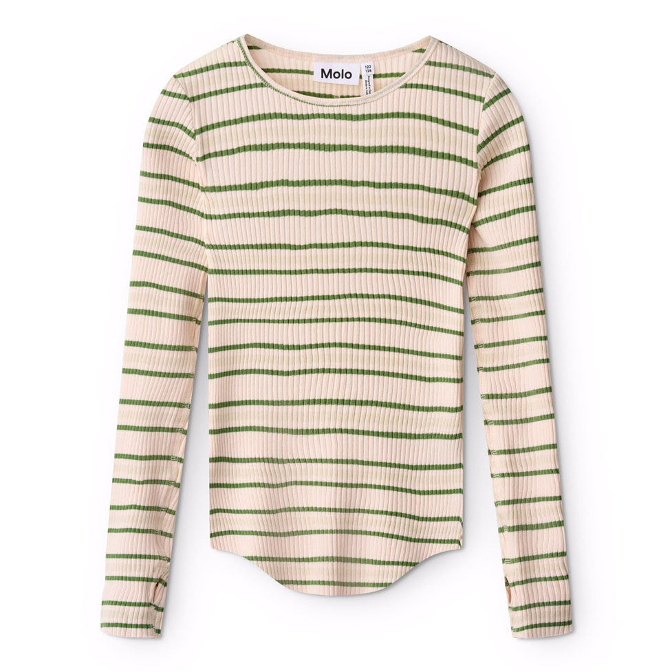 Molo Cloud Green Stripe Rochelle T-Shirt