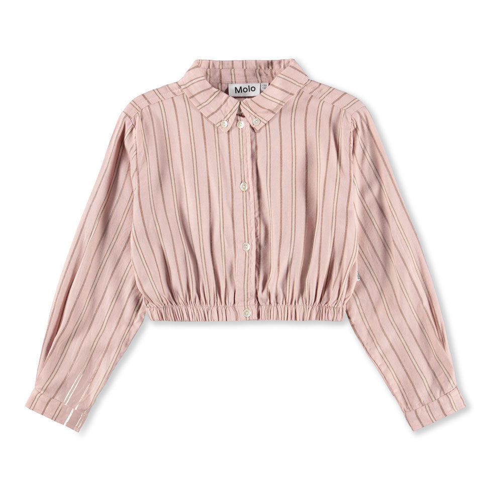 Molo Blush Bean Stripe Reganne Shirt