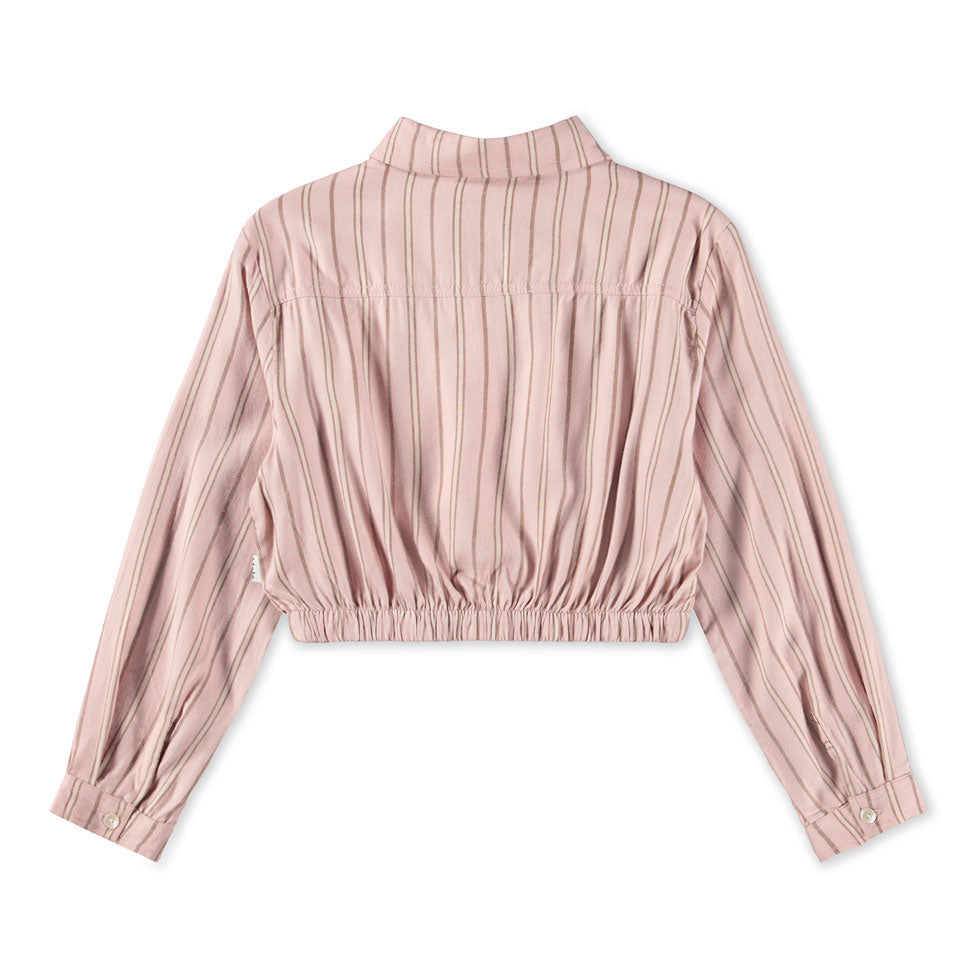 Molo Blush Bean Stripe Reganne Shirt