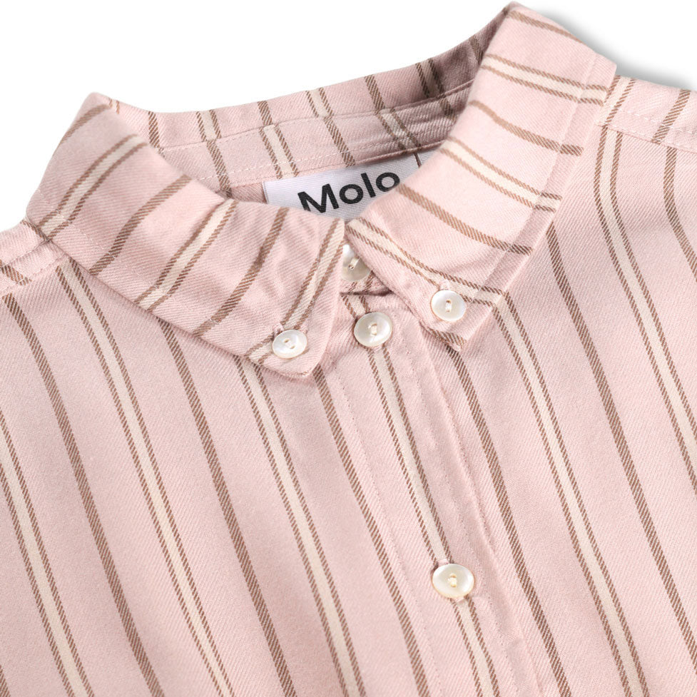 Molo Blush Bean Stripe Reganne Shirt