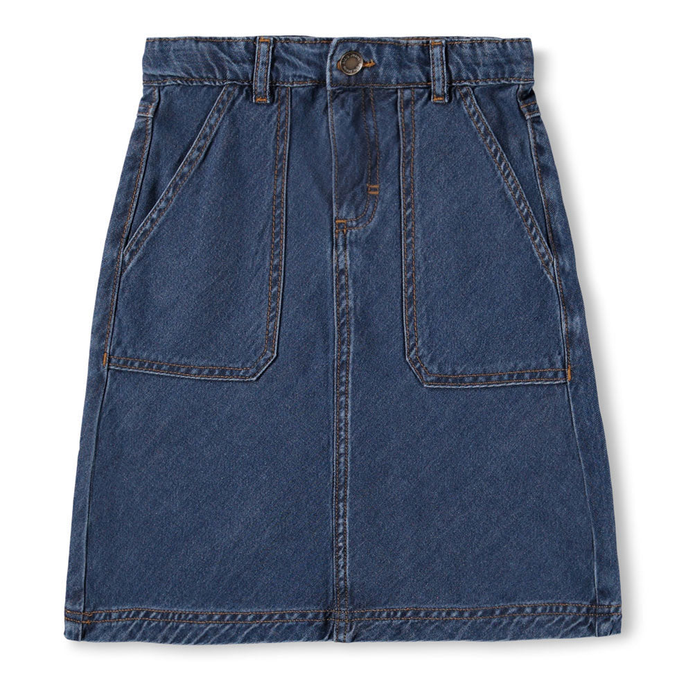 Molo Washed Blue Blaine Skirt