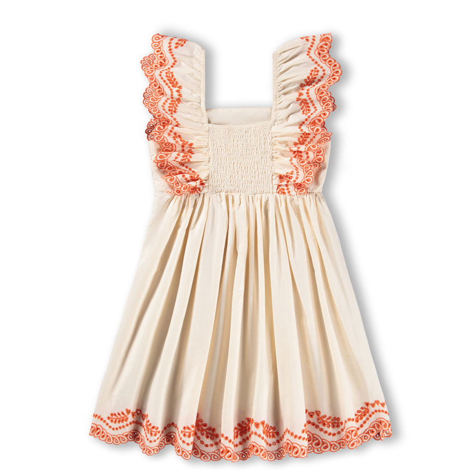 Molo Pearled Ivory Clementine Dress