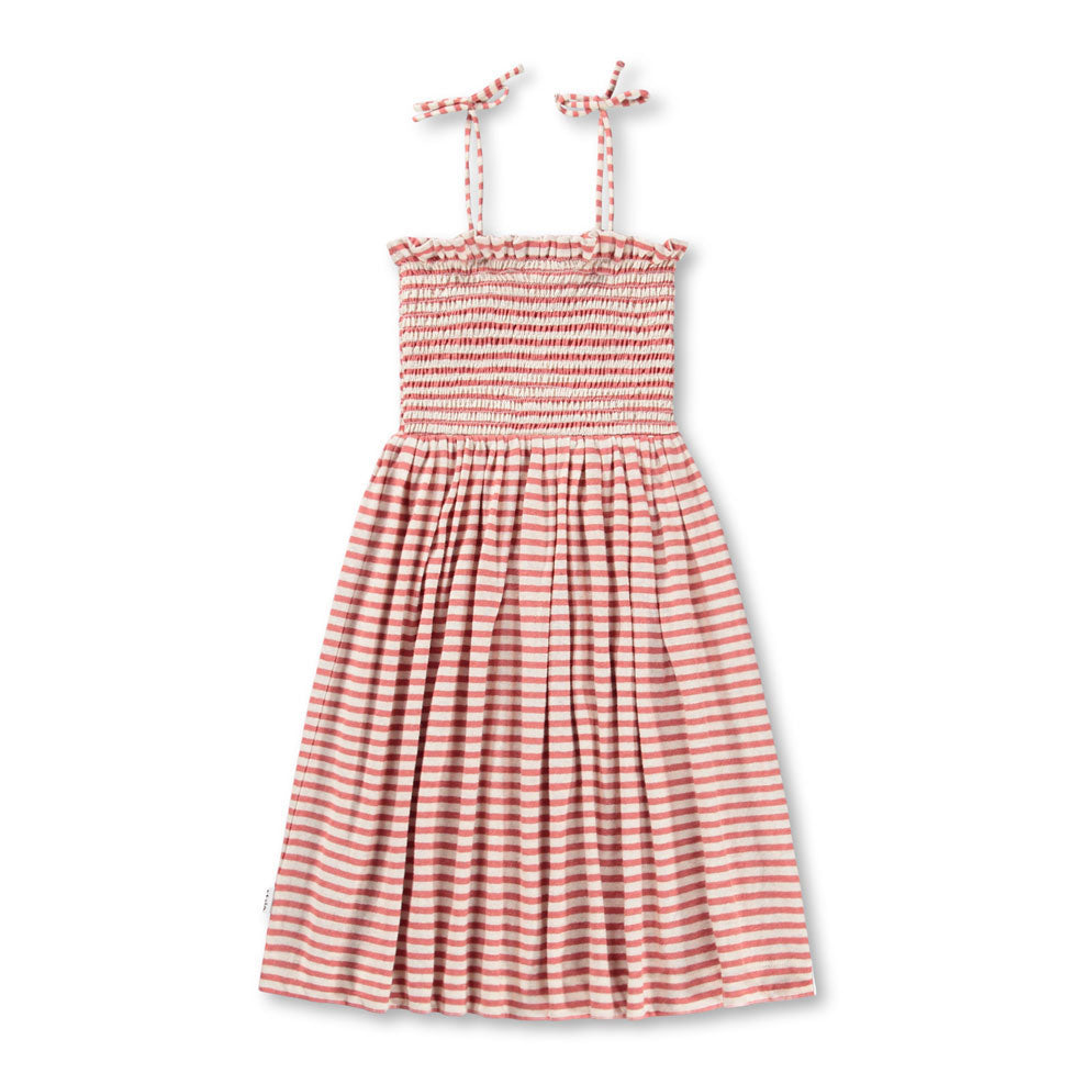 Molo Rose Ivory Stripe Cheryl Dress