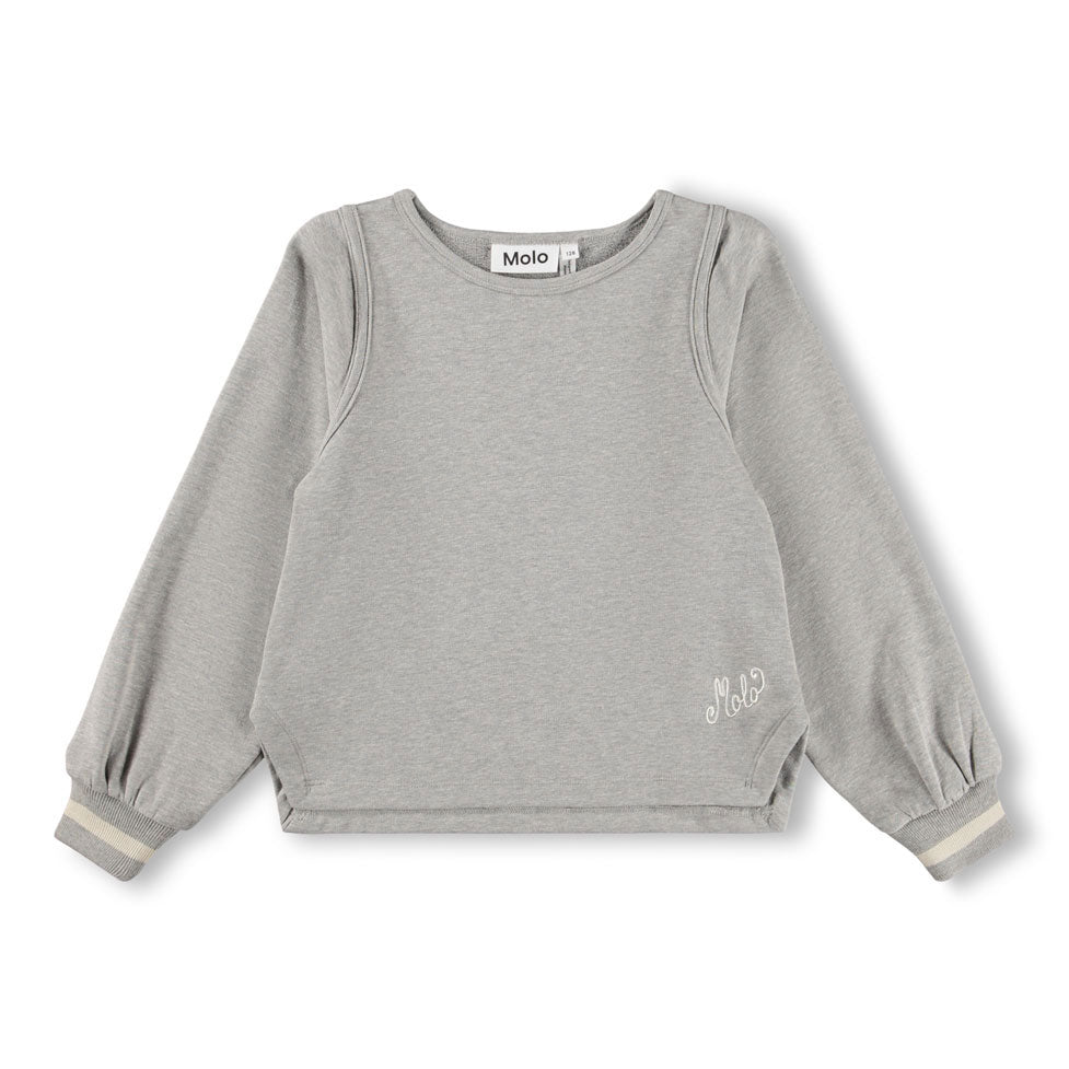 Molo Grey Melange Marina Sweatshirt