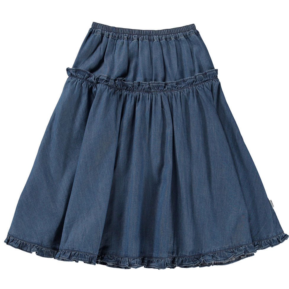Molo Washed Chambrey Berit Skirt