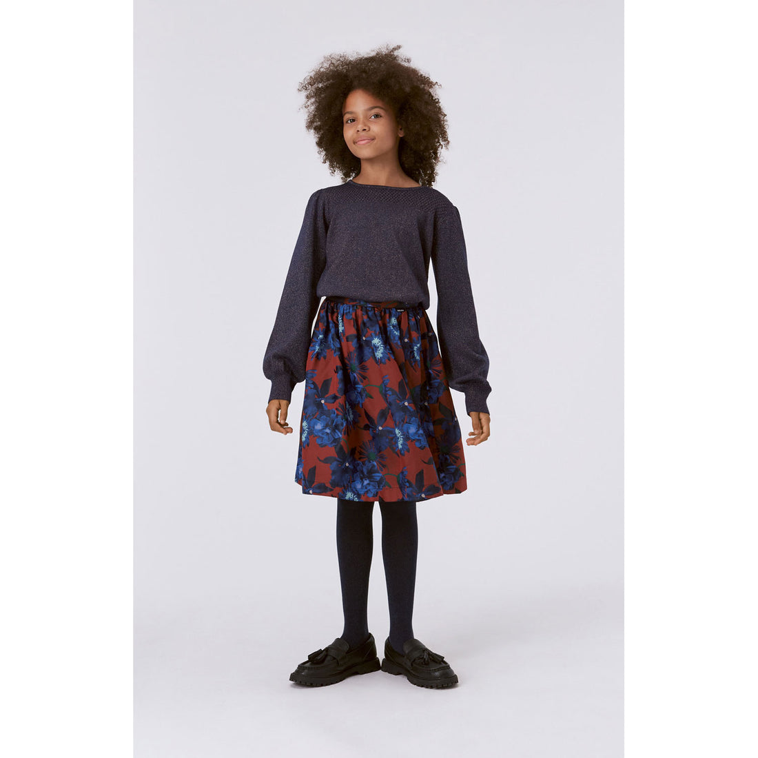 Molo Floral Jaquard Braxie Skirt