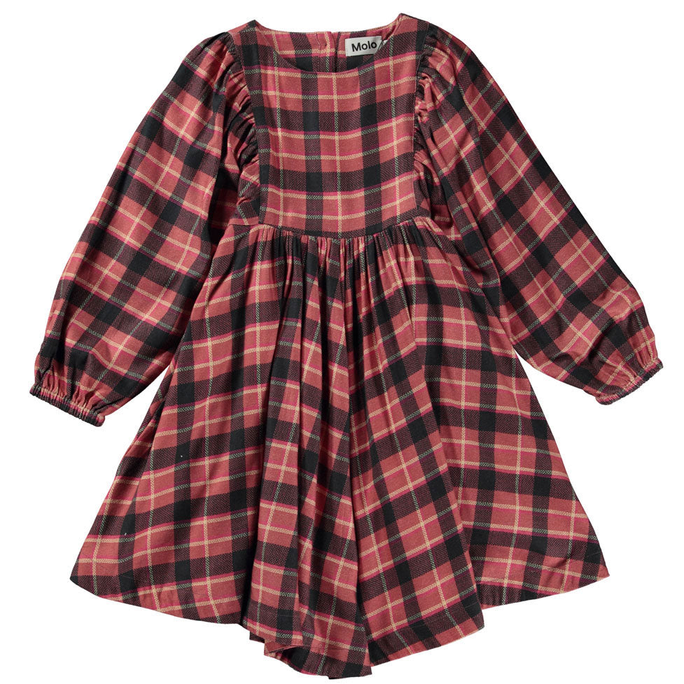 Molo �Rose Check Caly Dress