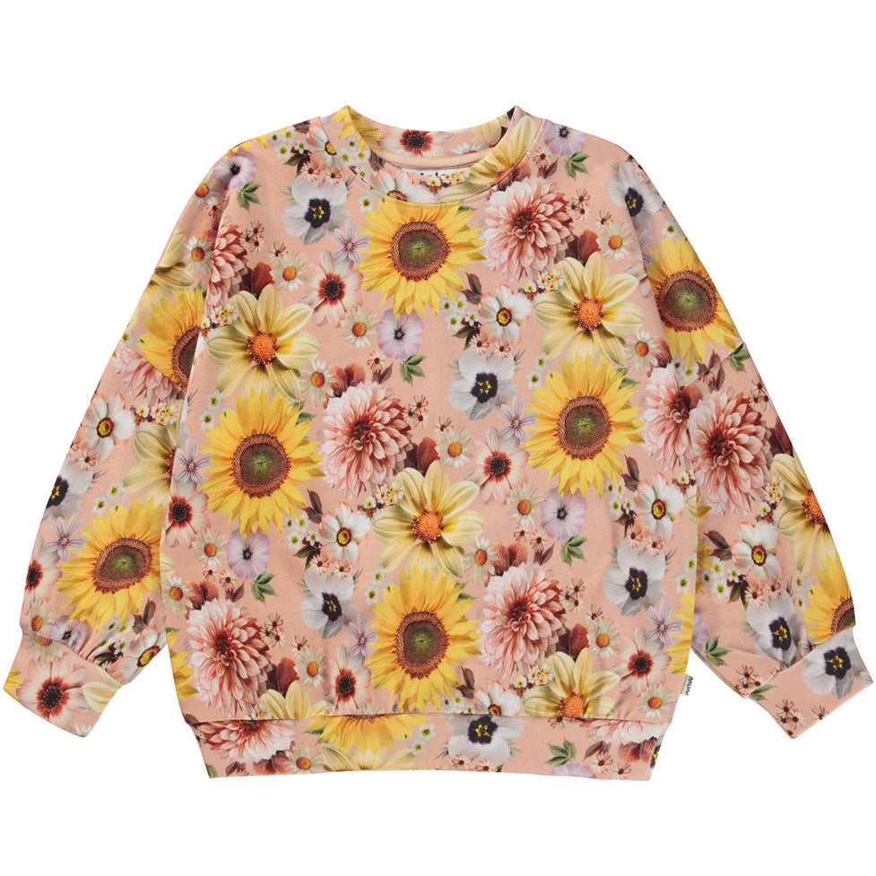 Molo Floral Peach Marika Sweatshirt