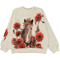 Molo Red Sunflowers Mika Sweatshirt