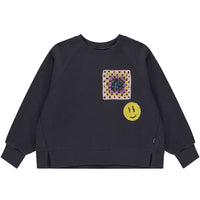 Molo Purple Black Marilee Sweatshirt