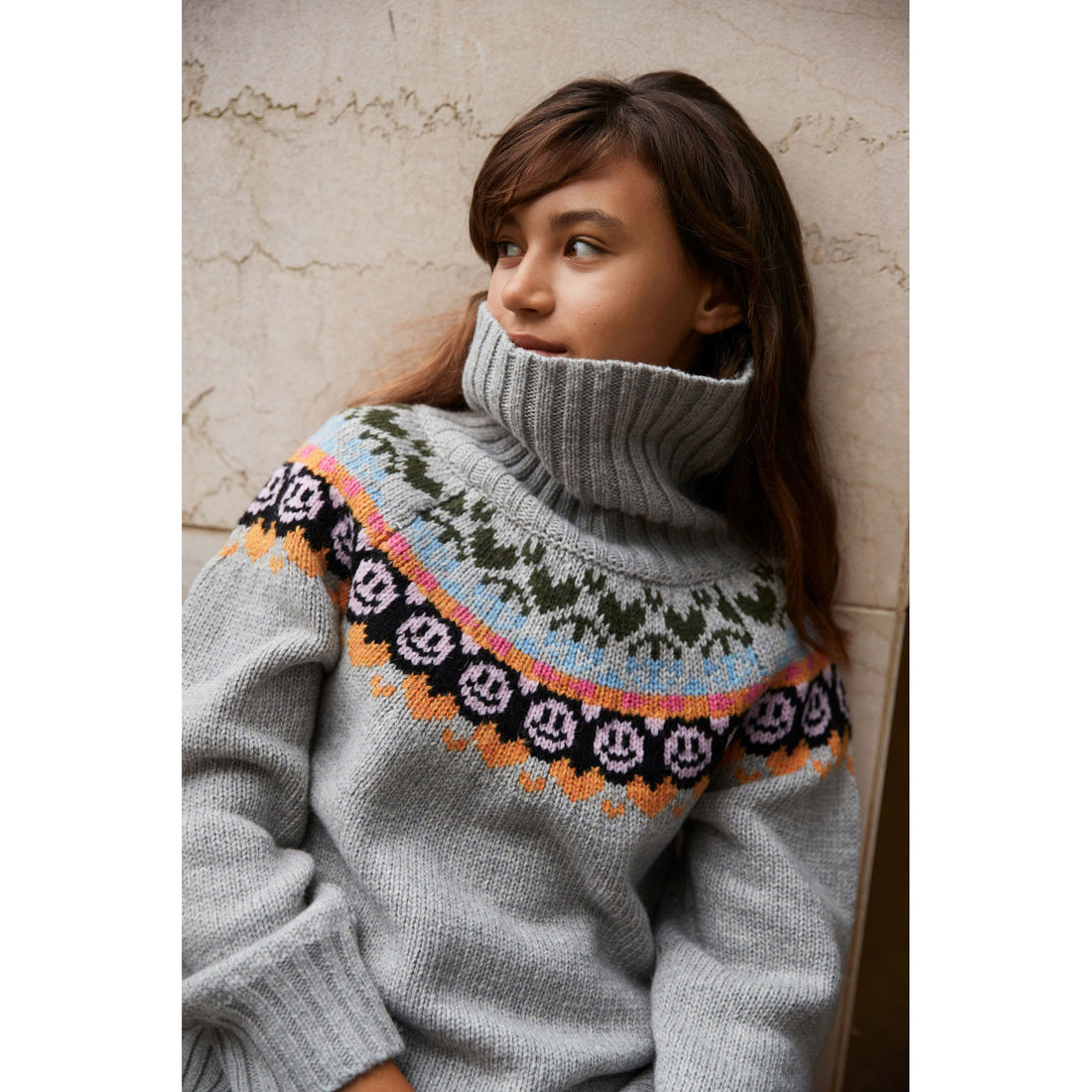 Molo Light Grey Melange Gimla Sweater