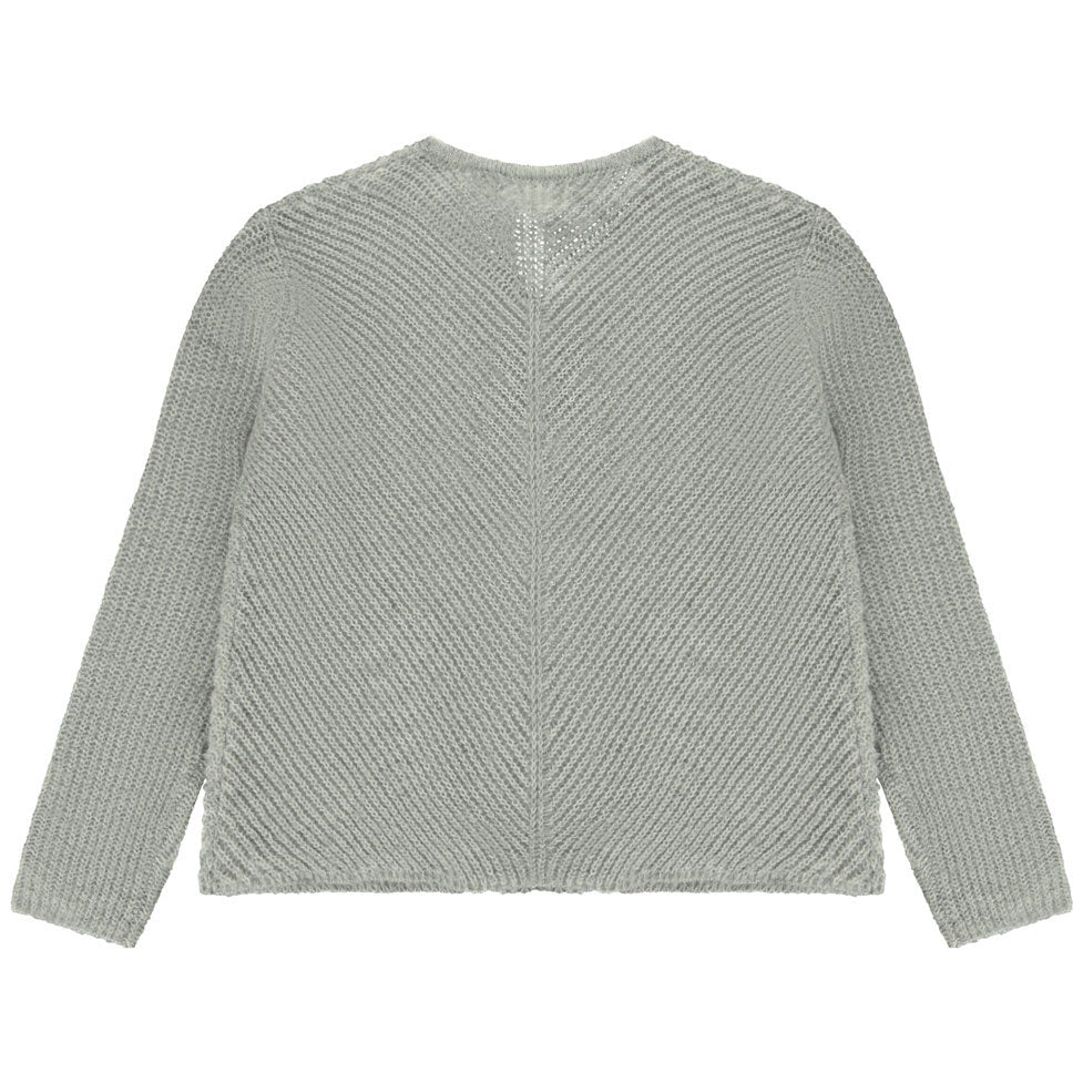 Molo Light Grey Melange Gracie Sweater
