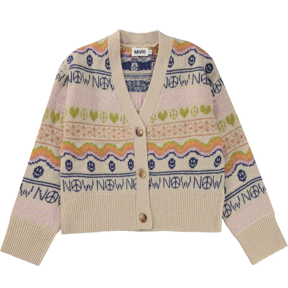 Molo Peace Now knit Gilly Cardigan