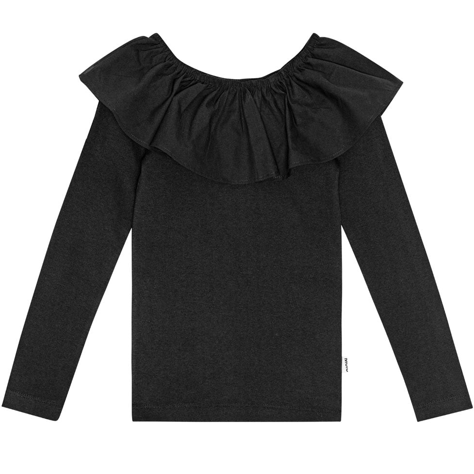 Molo Black Renate Long Sleeve T-Shirt