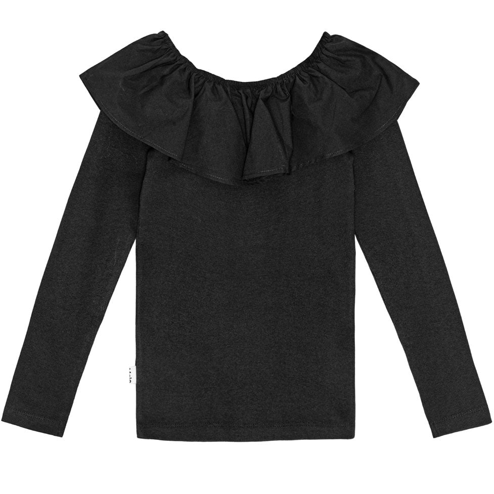 Molo Black Renate Long Sleeve T-Shirt
