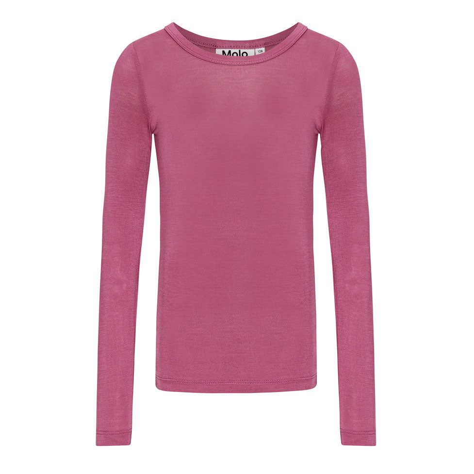Molo Dark Rose Rauna Long Sleeve T-Shirt