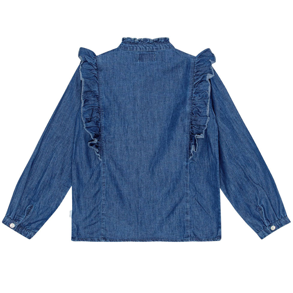 Molo Mid Blue Wash Raphaella LS Shirt
