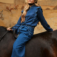 Molo Mid Blue Wash Raphaella LS Shirt