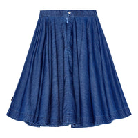 Molo Mid Blue Wash Bell Skirt