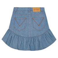Molo Washed Denim Blue Bridget Skirt