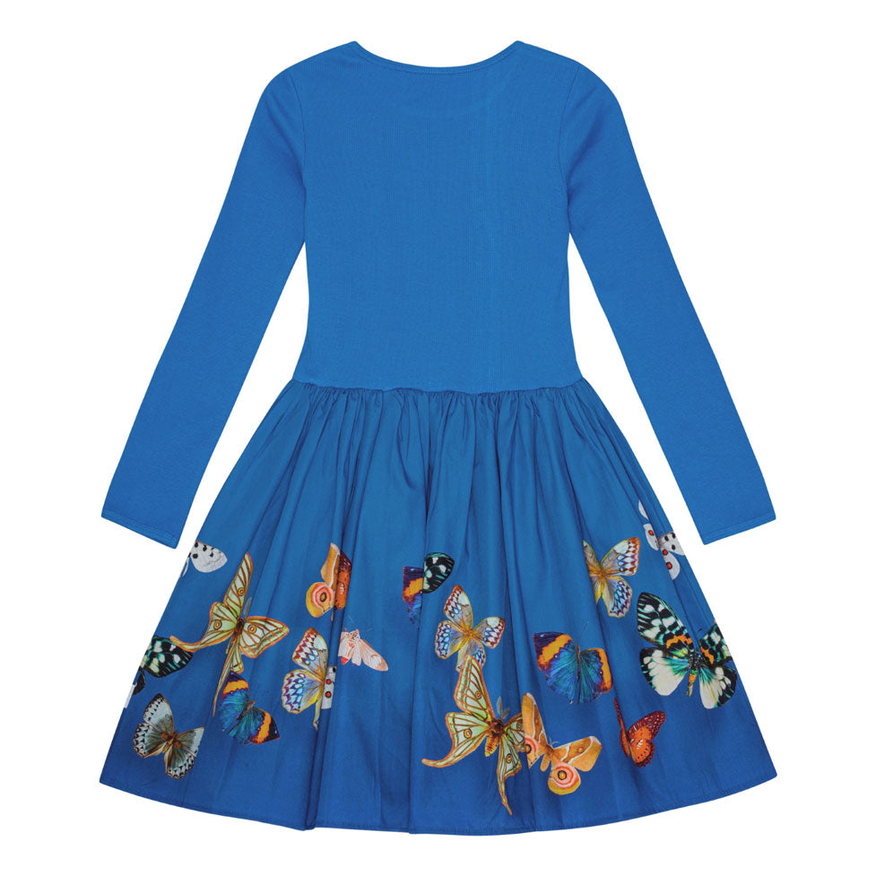 Molo Night Butterflies Casie LS Dress