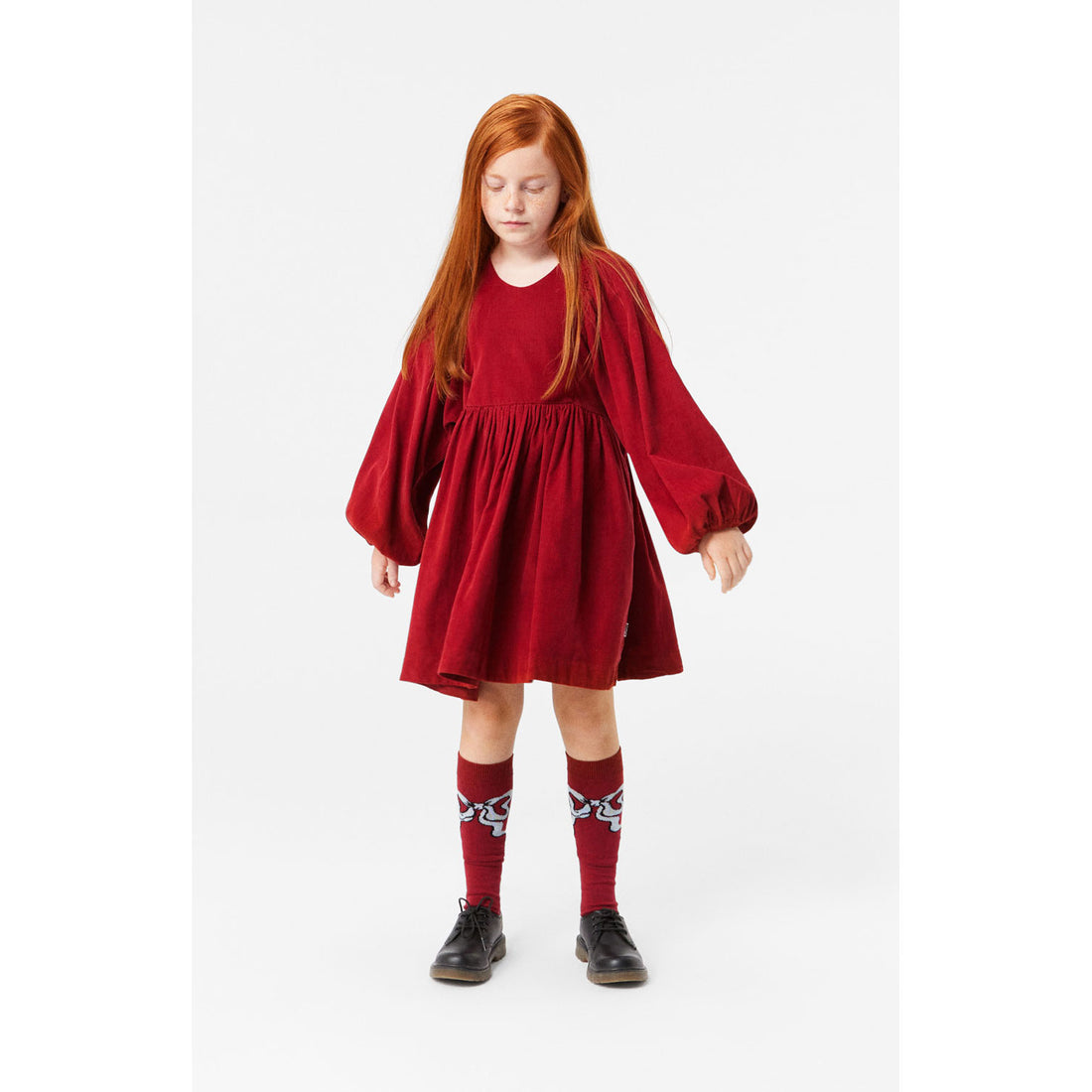 Molo Velvety Caisosi LS Dress