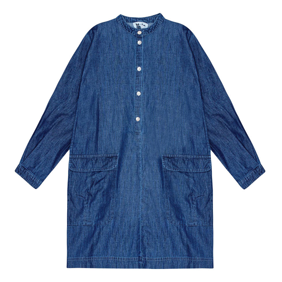 Molo Mid Blue Wash Caela LS Dress