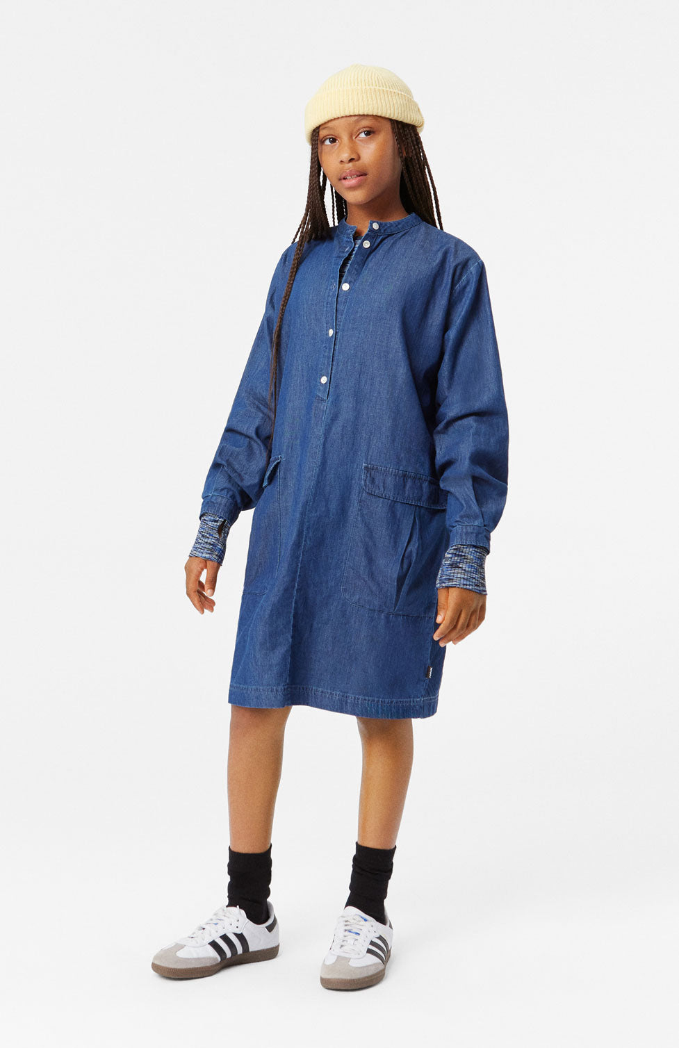 Molo Mid Blue Wash Caela LS Dress