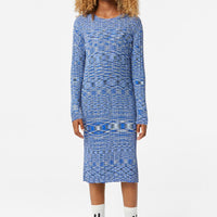 Molo Blue Moulin Camille LS Dress