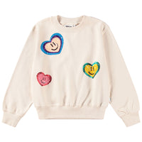 Molo Sequin Hearts Marge Sweatshirt