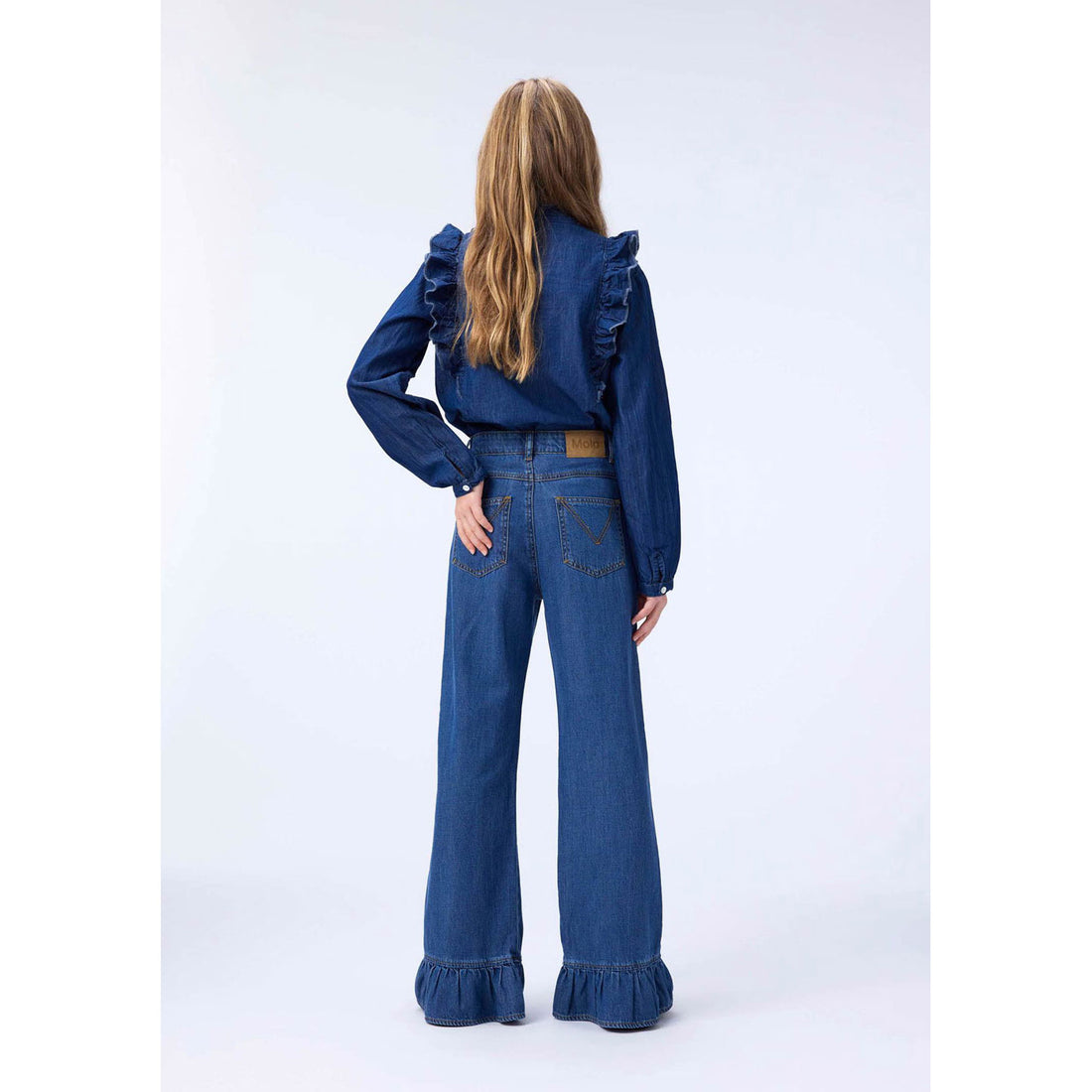 Molo Washed Blue Raphaella Shirt