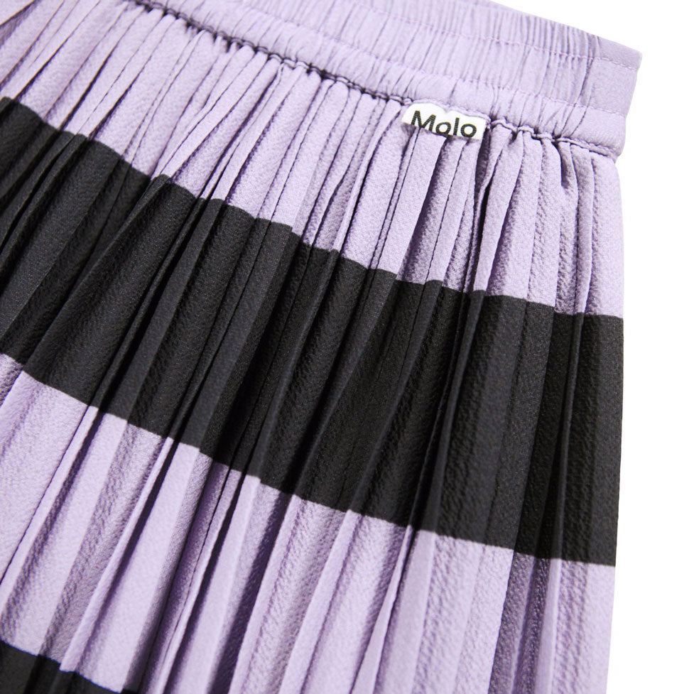 Molo Lavender Wide Stripe Bess Skirt