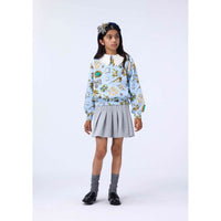 Molo Grey Melange Barb Skirt