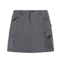 Molo Grey Silver Check Belli Skirt
