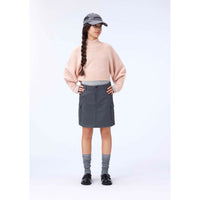 Molo Grey Silver Check Belli Skirt