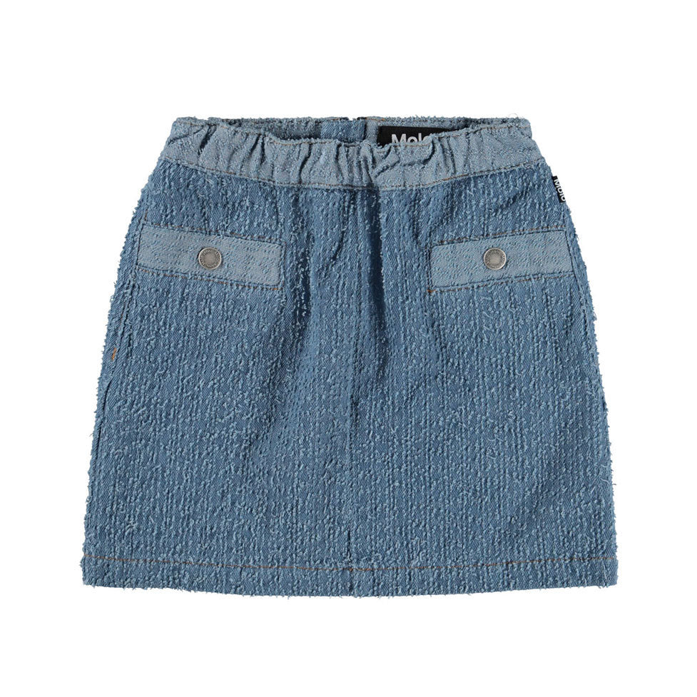 Molo Boucl� Blue Bente Skirt