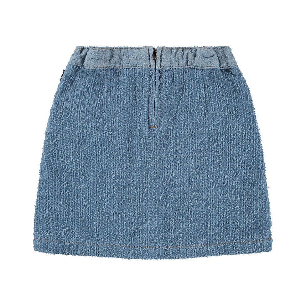 Molo Boucl� Blue Bente Skirt