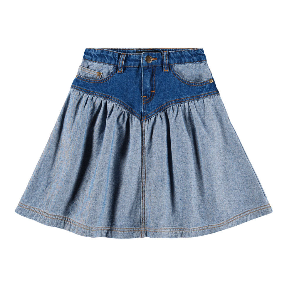 Molo Two Side Denim Becca Skirt