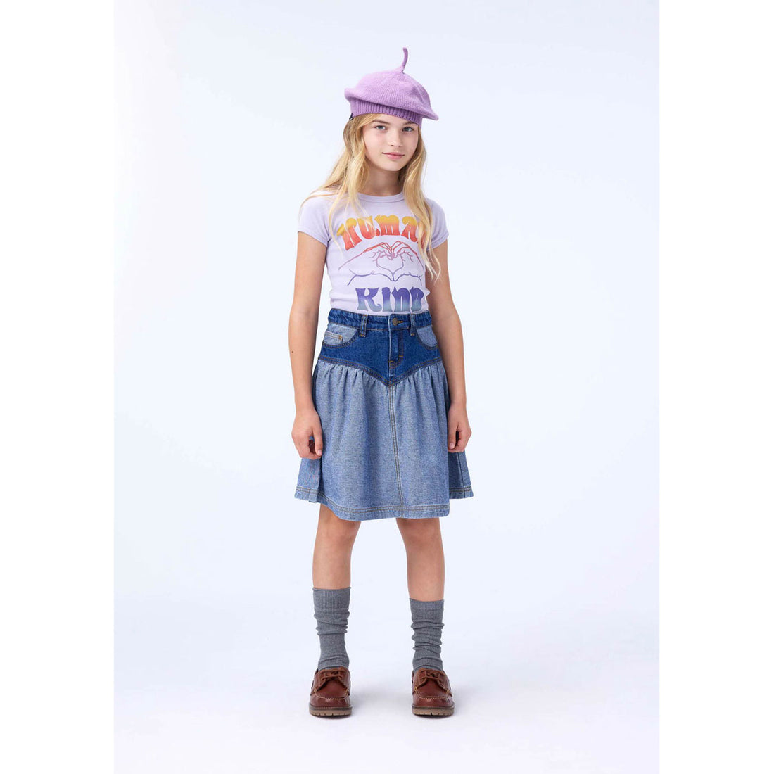 Molo Two Side Denim Becca Skirt