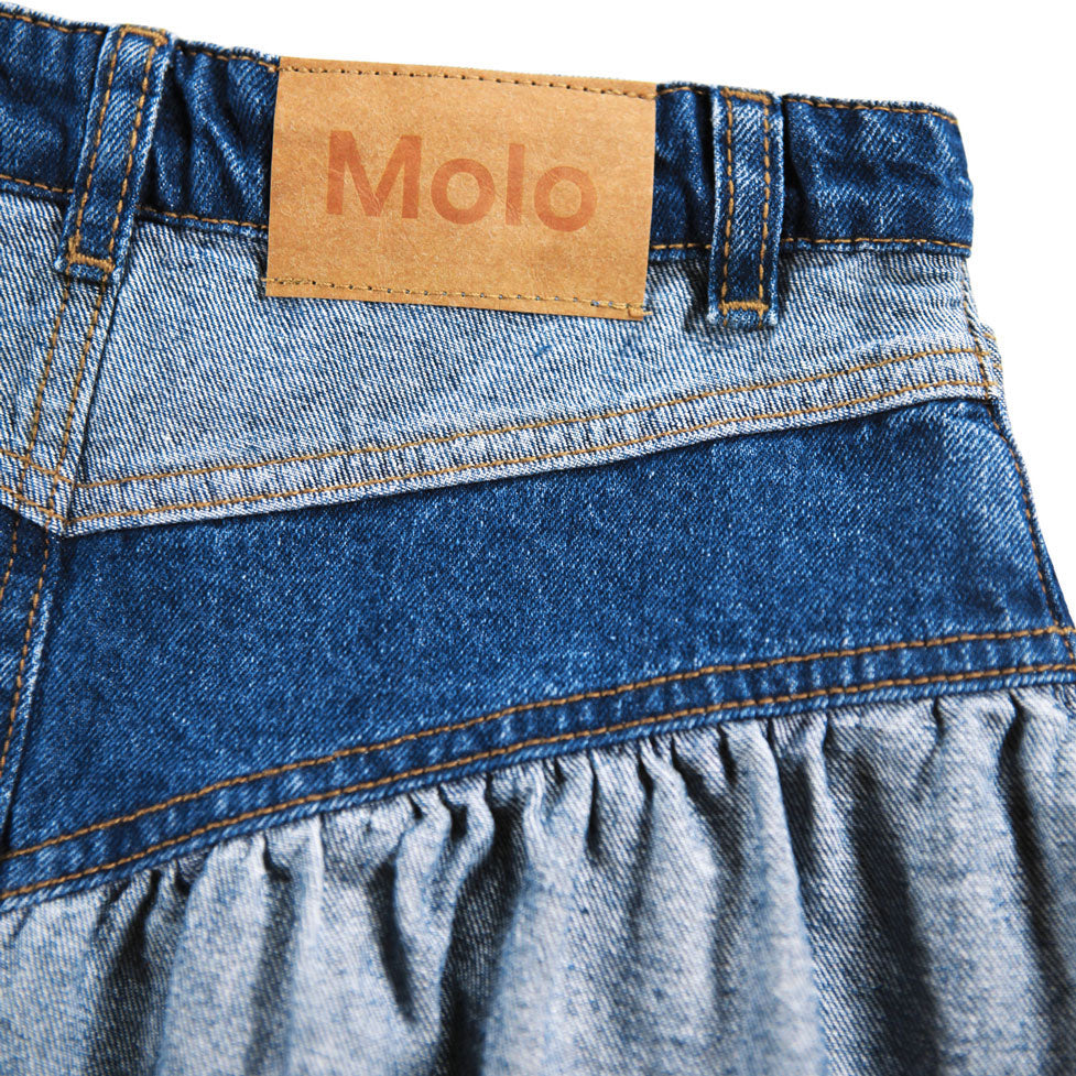 Molo Two Side Denim Becca Skirt