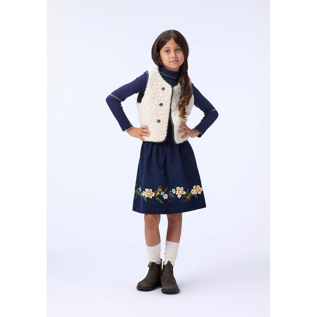 Molo Galaxy Blue Bonnie Skirt
