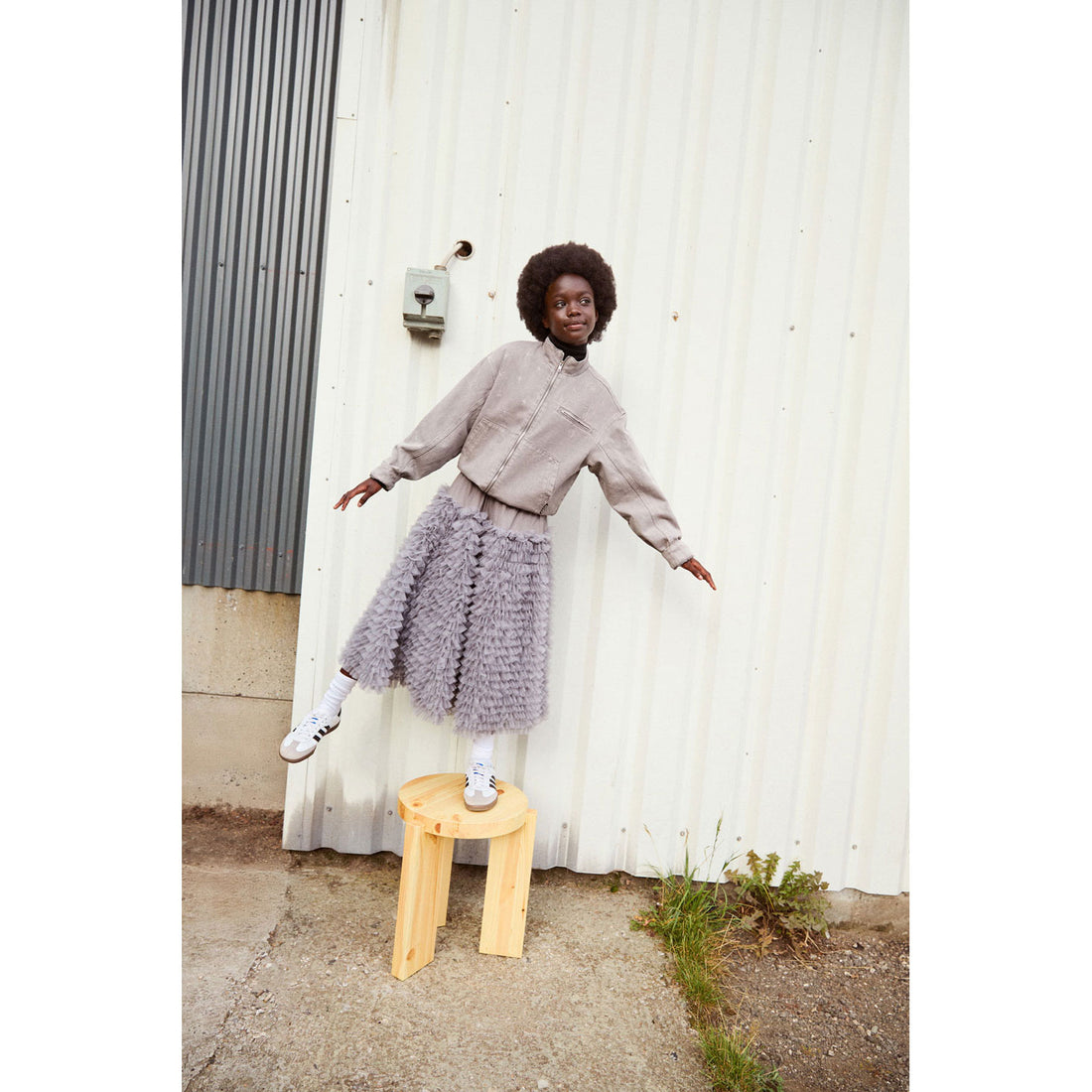 Molo Grey Flannel Bliss Skirt