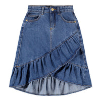 Molo Mid Blue Denim Belinda Skirt