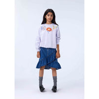 Molo Mid Blue Denim Belinda Skirt