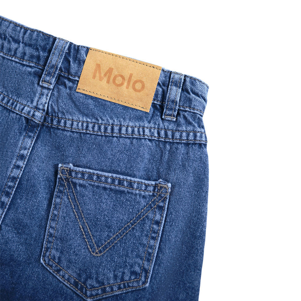 Molo Mid Blue Denim Belinda Skirt