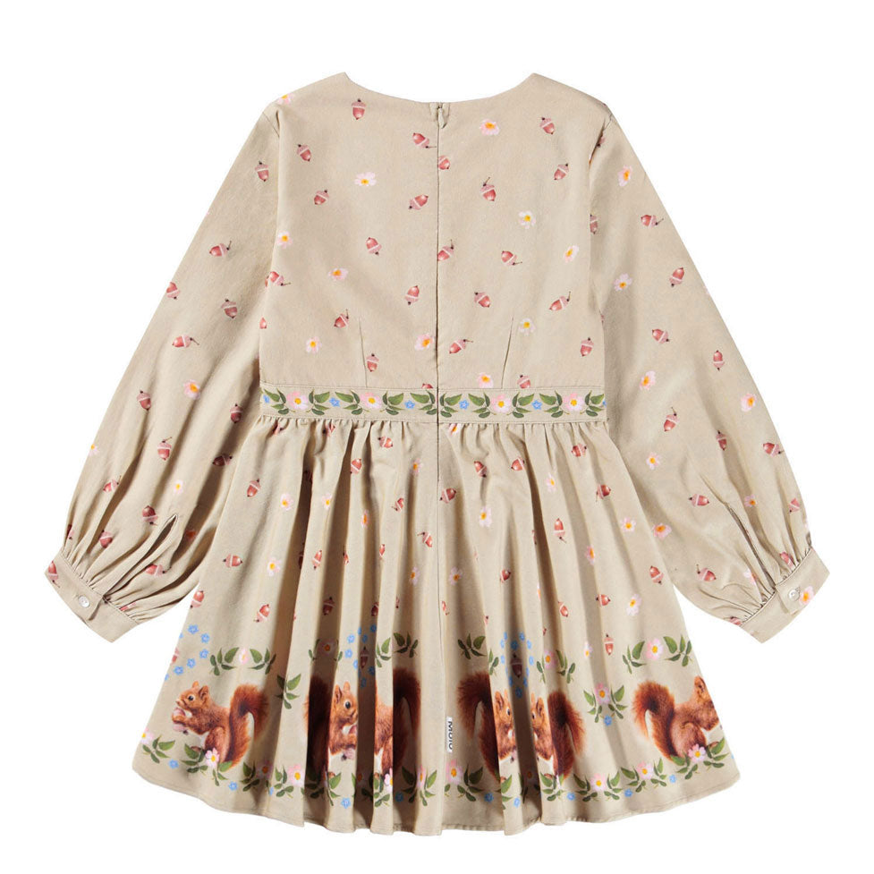 Molo Acorn Squirrels Coralie Dress