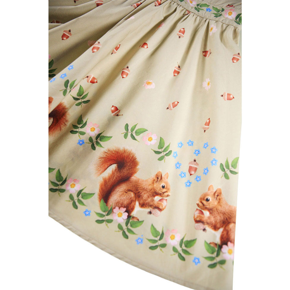 Molo Acorn Squirrels Coralie Dress